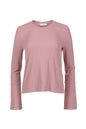Pink Long Sleeve Fitted Top