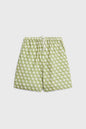 Kids' Green Print Lyocell Shorts
