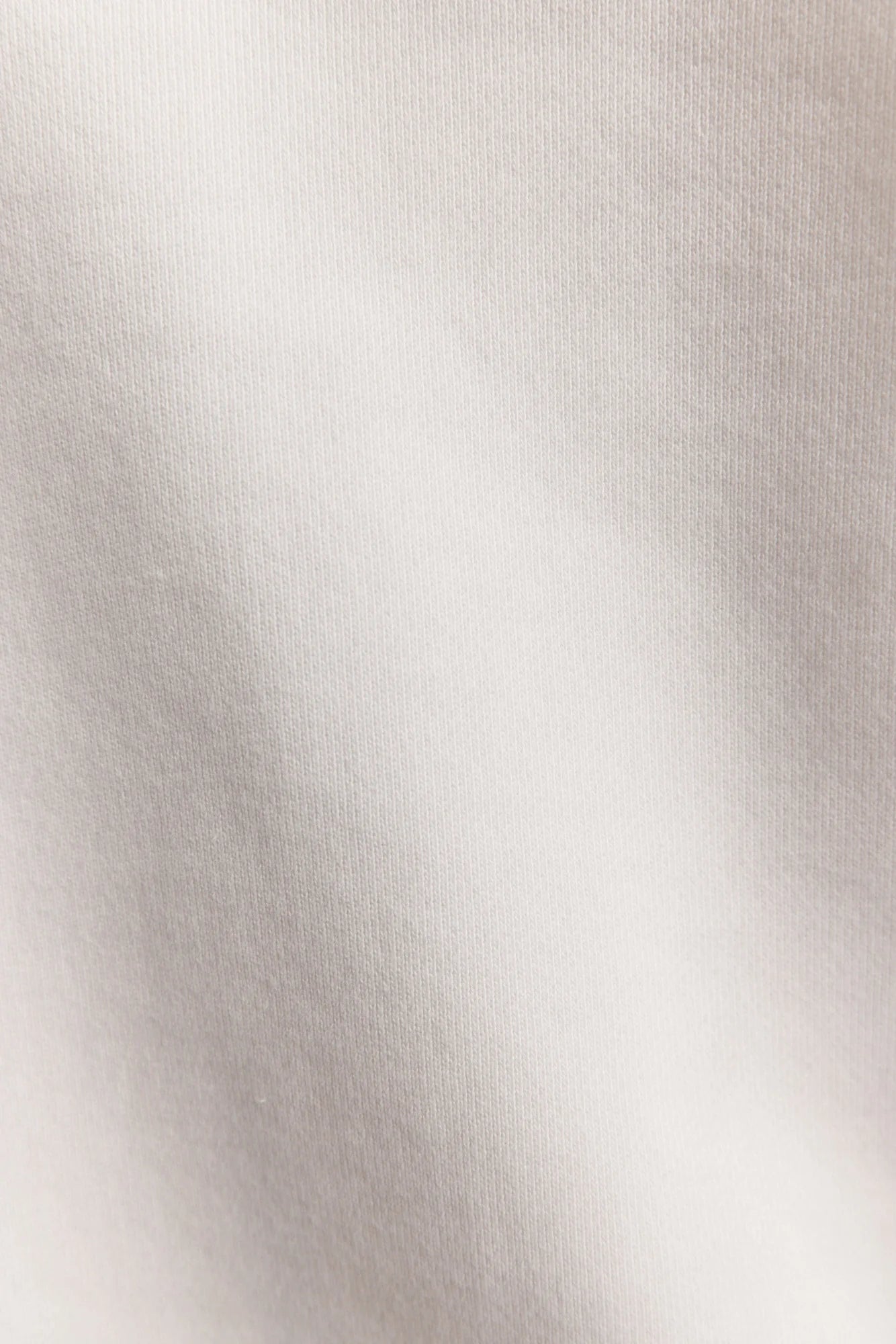 White Scooped Collar Hoodie