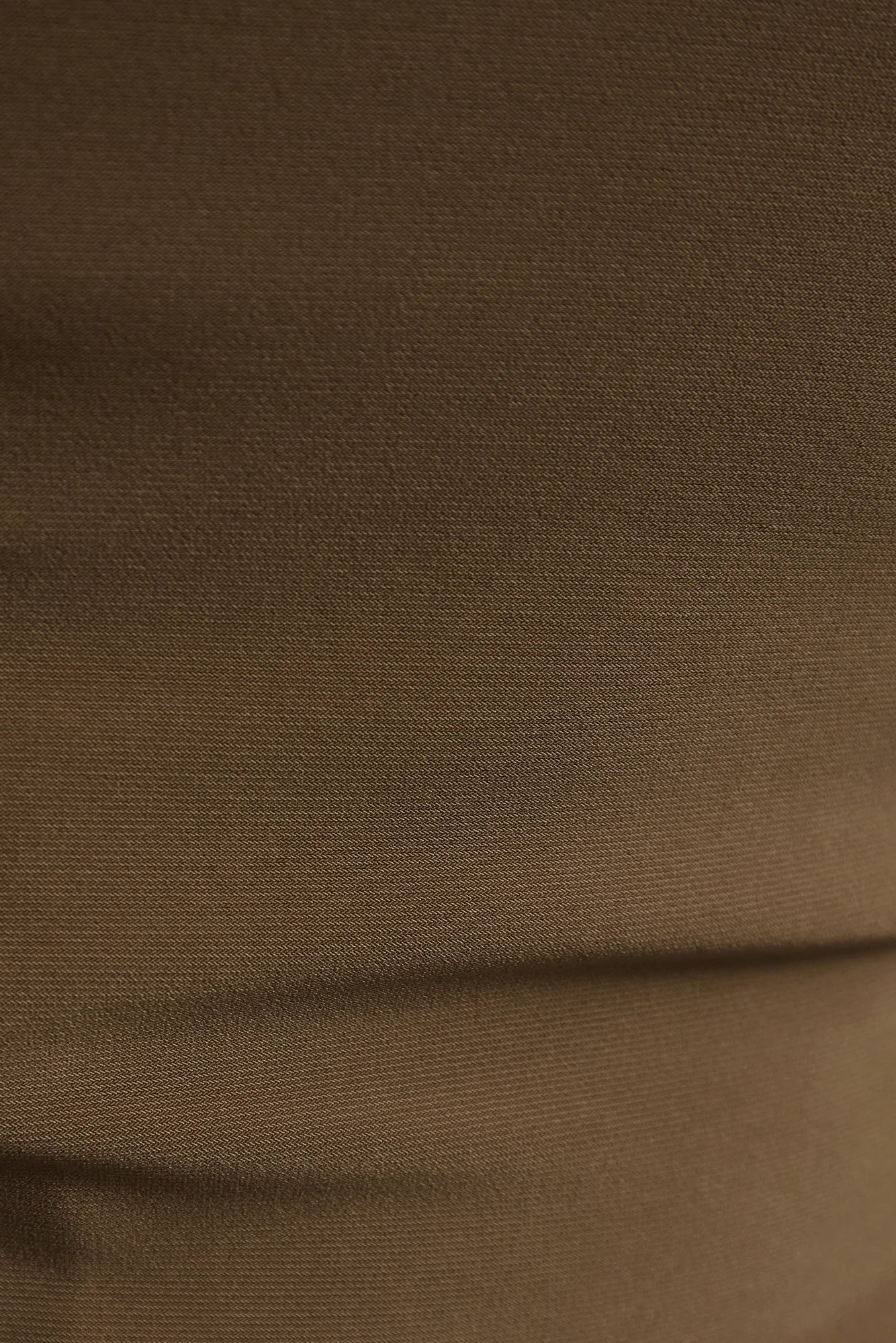 Brown Draped High Neck Camisole