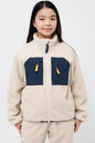 Kids' Cream Sherpa Fleece Jacket