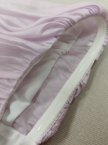 Pink Puff Sleeve Top