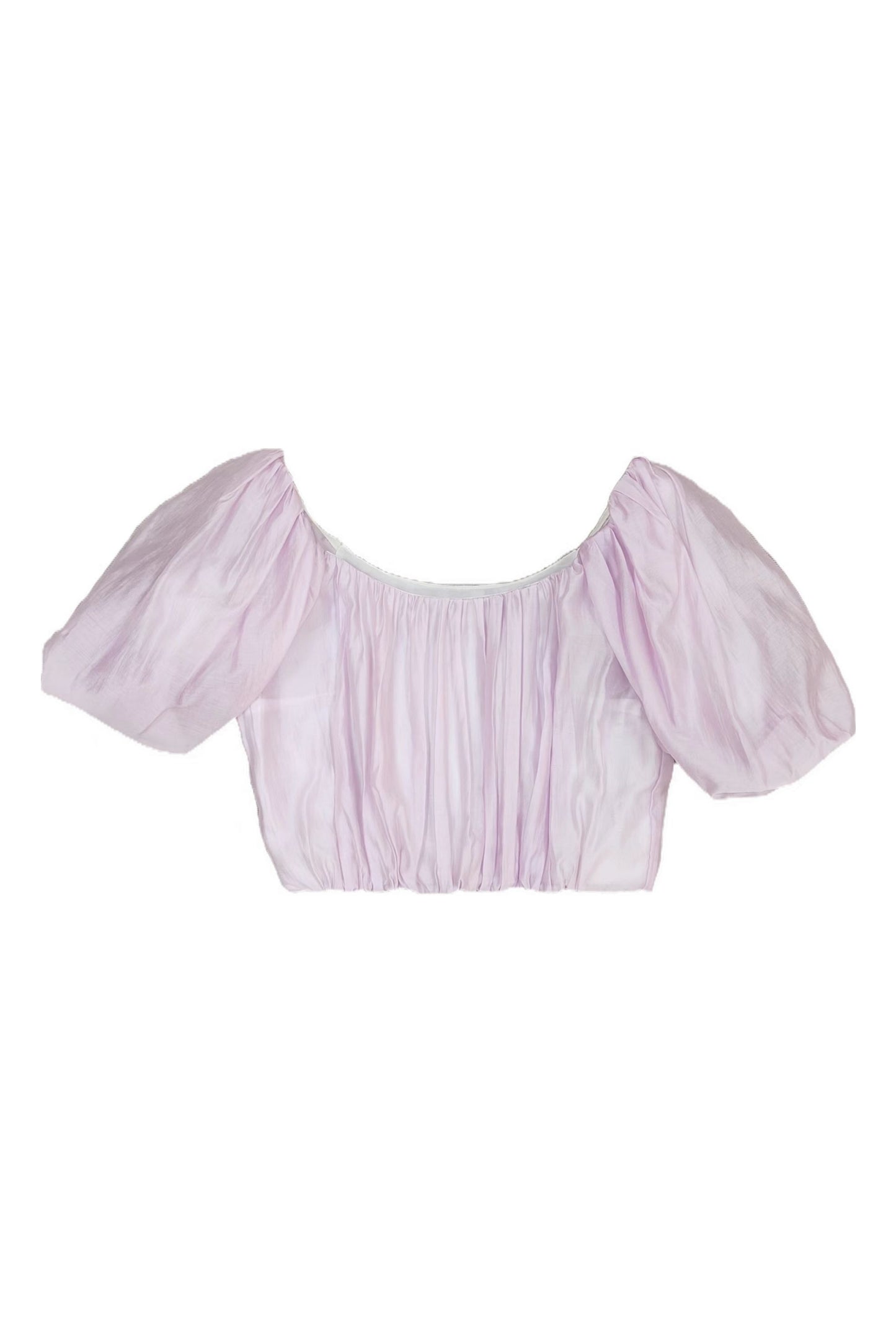 Pink Puff Sleeve Top