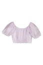 Pink Puff Sleeve Top