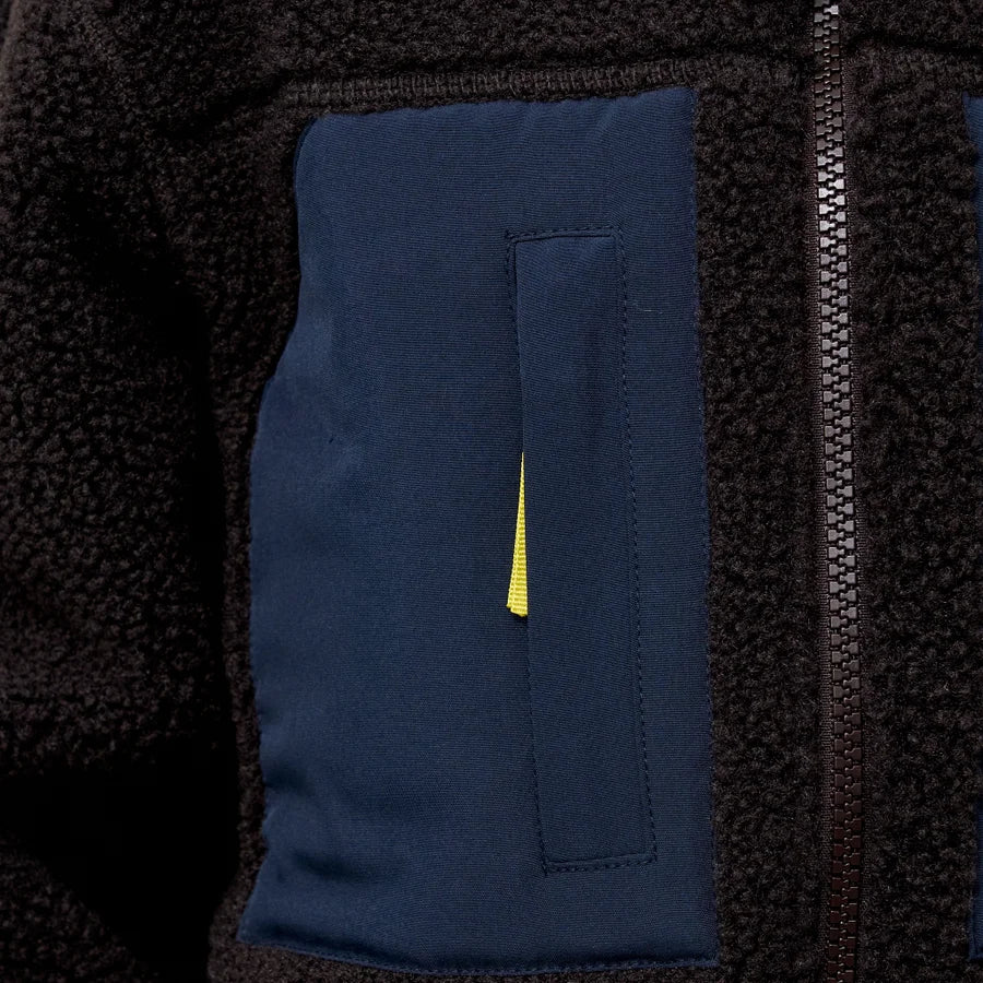Kids' Brown Sherpa Fleece Jacket