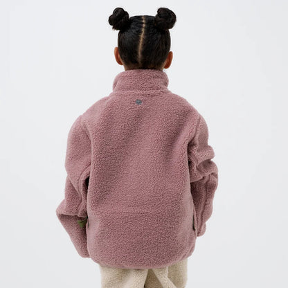 Kids' Pink Sherpa Fleece Jacket