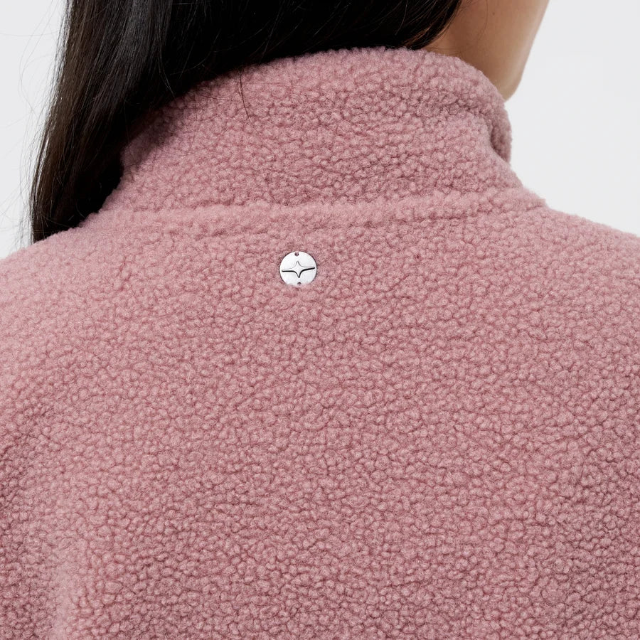 Kids' Pink Sherpa Fleece Jacket