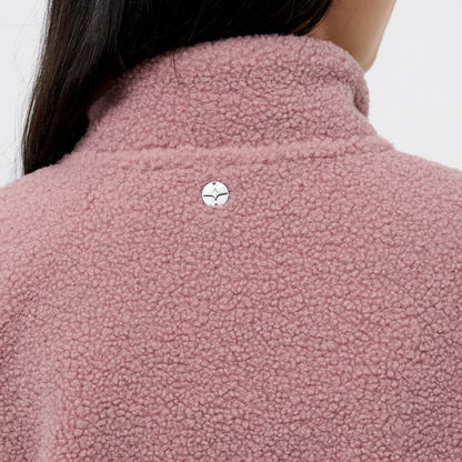 Kids' Pink Sherpa Fleece Jacket