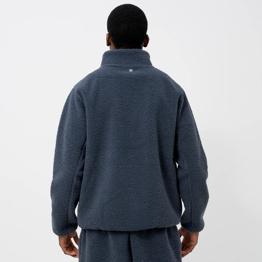 Blue Sherpa Fleece Jacket