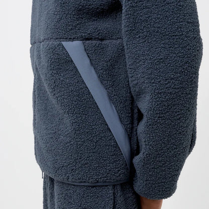 Blue Sherpa Fleece Jacket