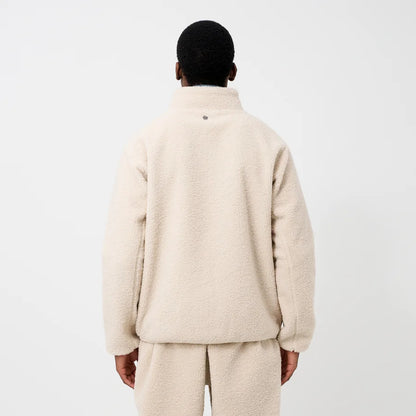 Cream Sherpa Fleece Jacket