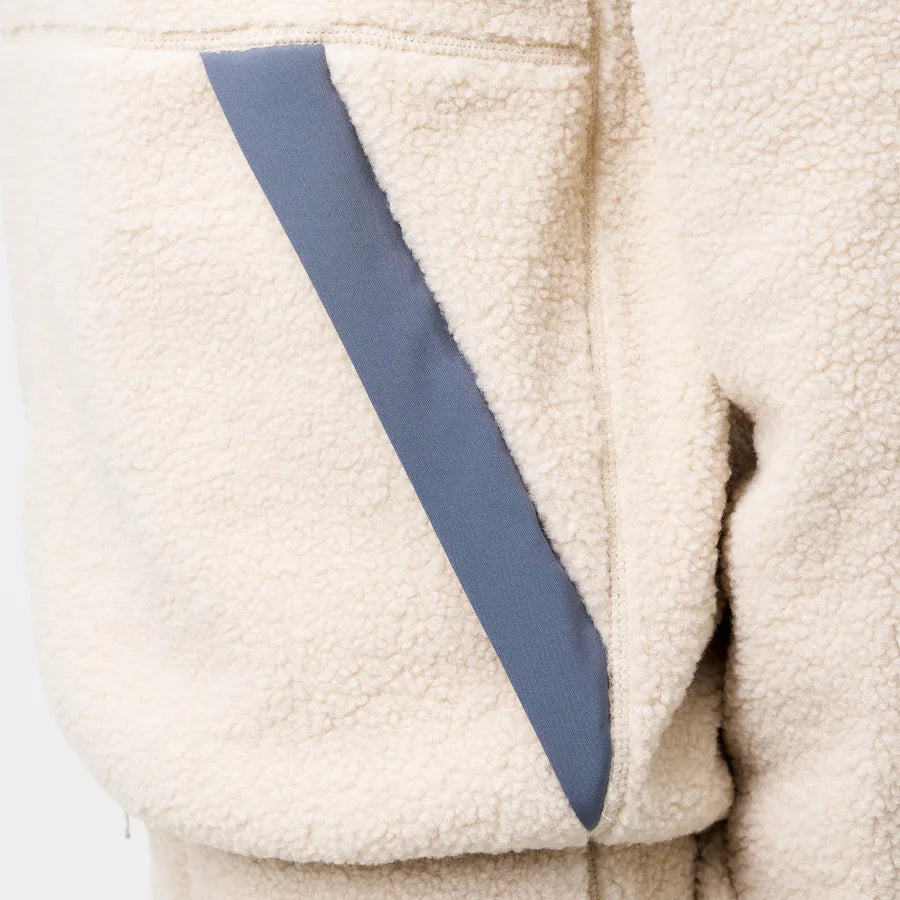 Cream Sherpa Fleece Jacket