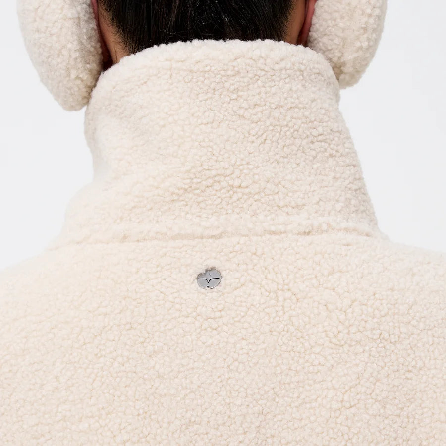 Cream Sherpa Fleece Jacket