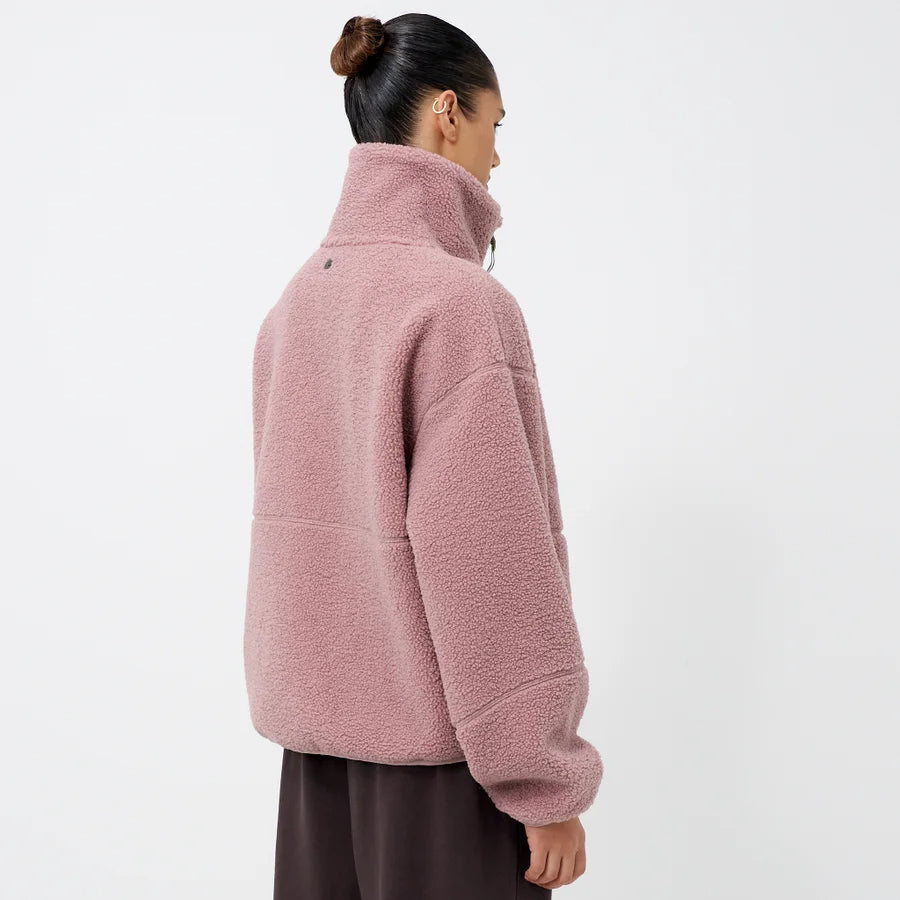 Pink Sherpa Fleece Jacket