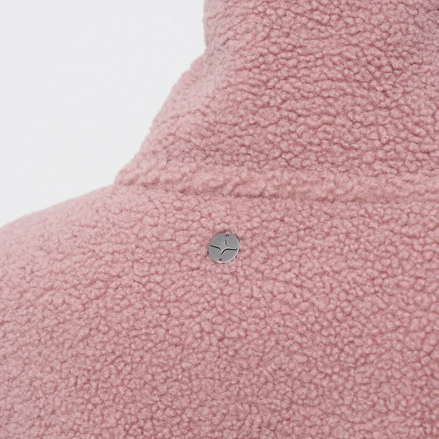 Pink Sherpa Fleece Jacket