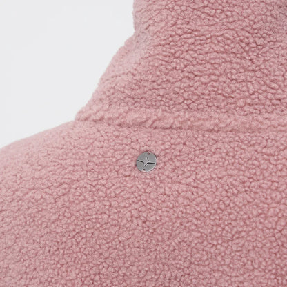 Pink Sherpa Fleece Jacket