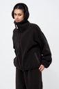 Brown Sherpa Fleece Jacket