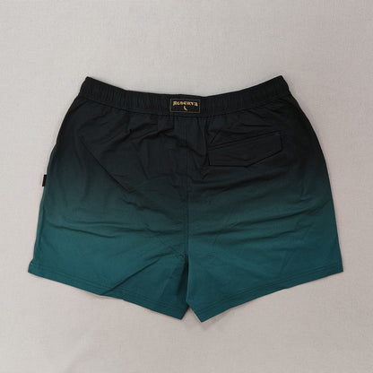 Dark Green Gradient Shorts