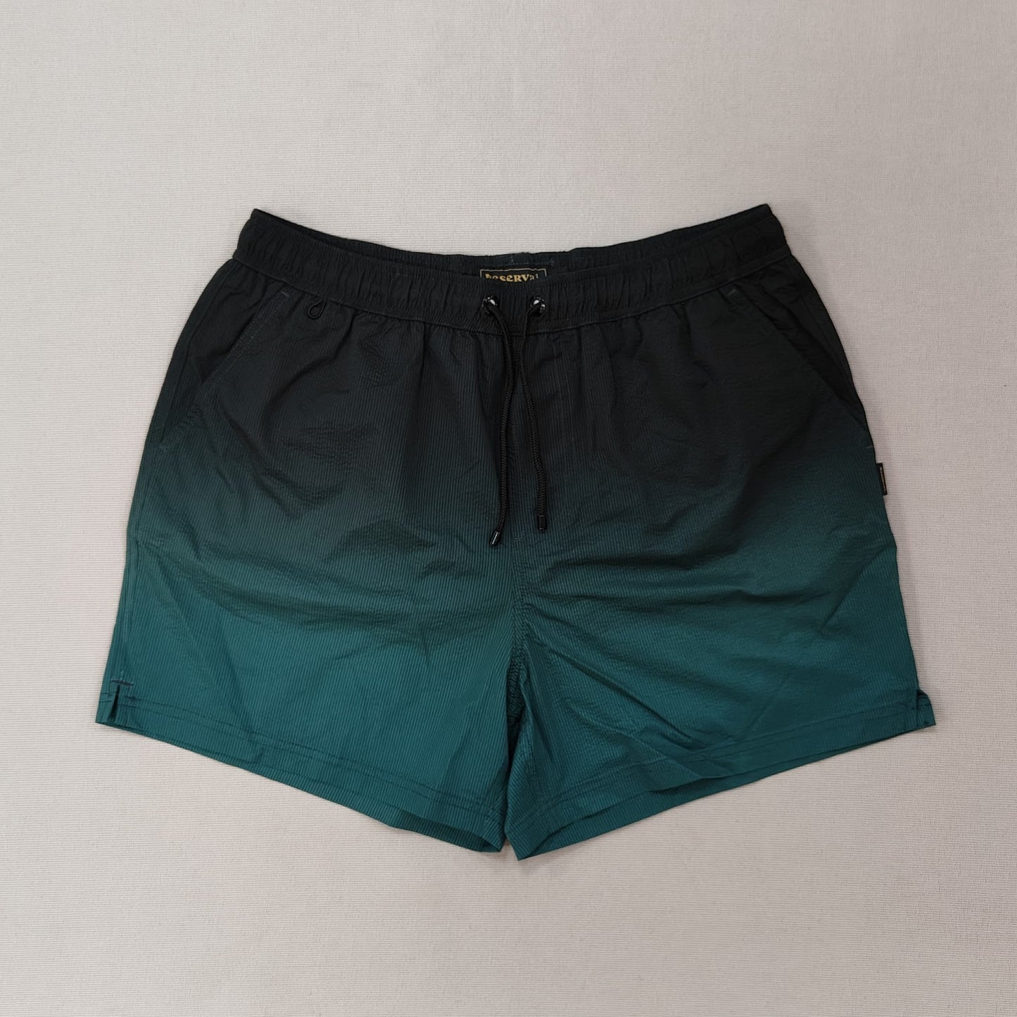 Dark Green Gradient Shorts