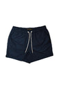 Navy Solid Casual Shorts