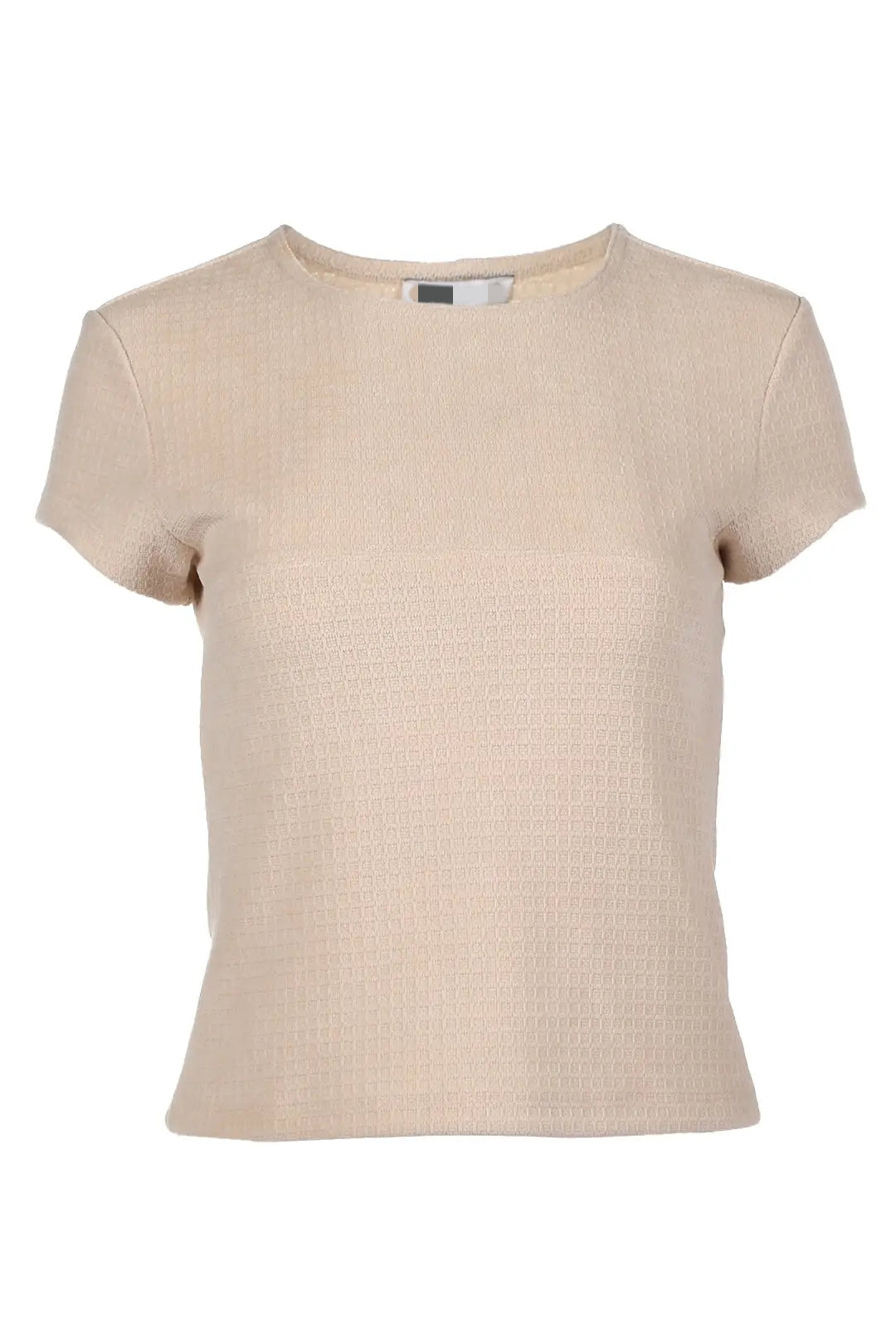 Fitted Beige T-shirt