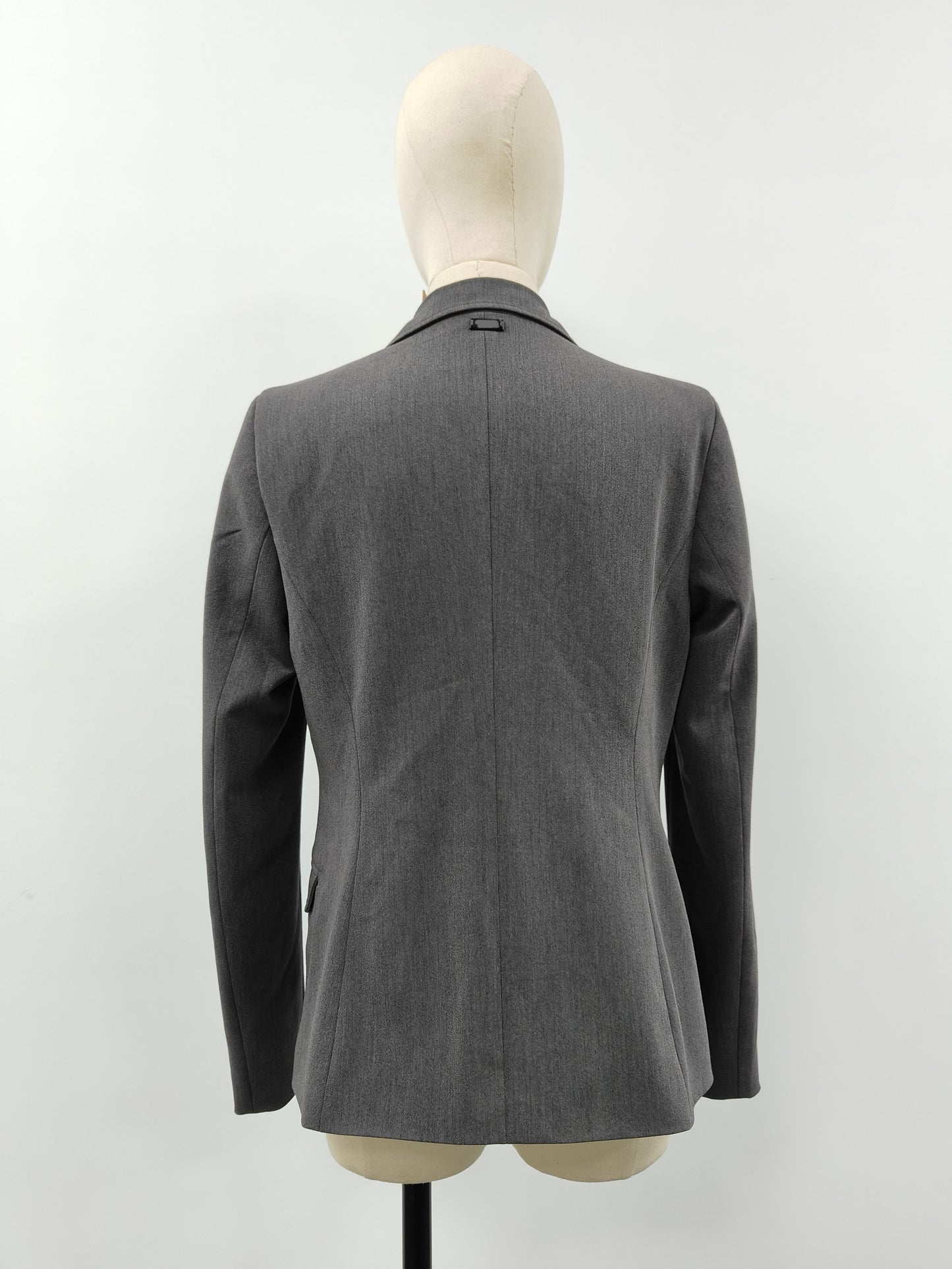 Grey Classic Fitted Blazer