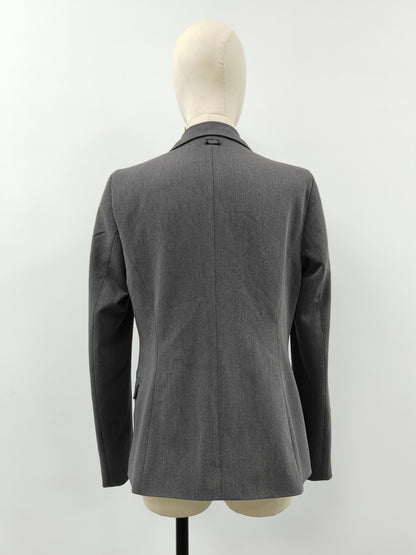 Grey Classic Fitted Blazer