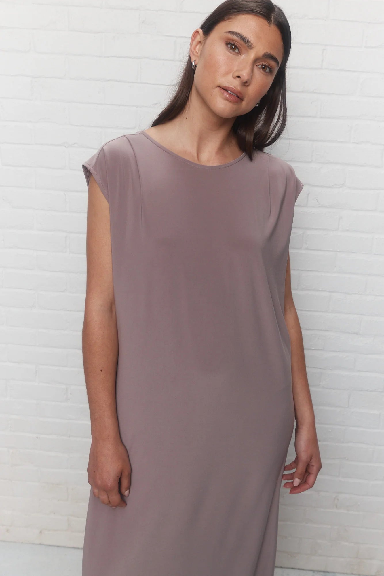 Purple Loose Maxi Dress