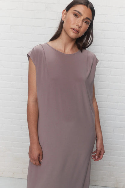 Purple Loose Maxi Dress