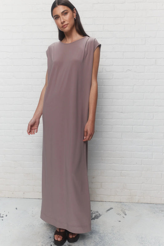 Purple Loose Maxi Dress