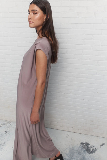 Purple Loose Maxi Dress