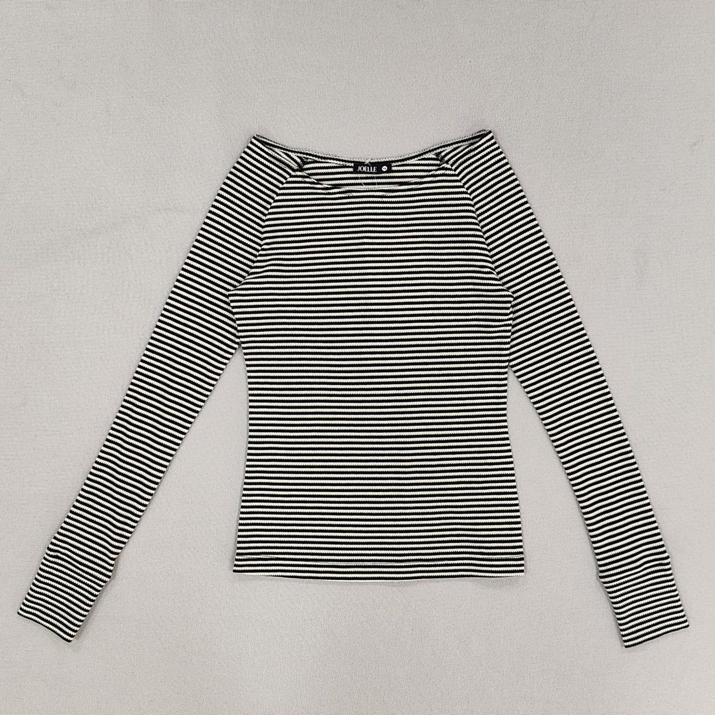 Khaki Striped Long Sleeve Top