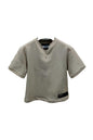 Khaki Workwear V-neck T-shirt