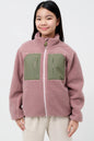 Kids' Pink Sherpa Fleece Jacket