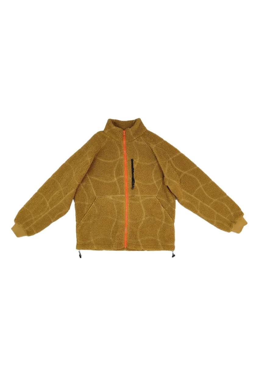 Yellow Polar Fleece Zipper Jacket