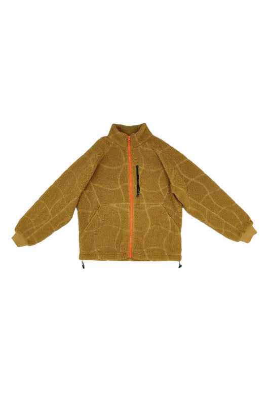 Yellow Polar Fleece Zipper Jacket