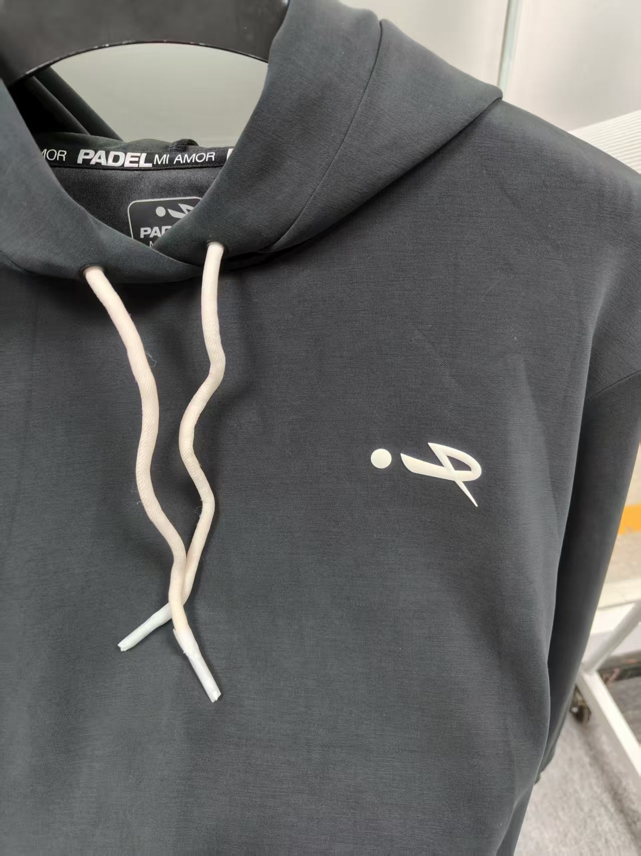 Black Sportswear Long Sleeves Hoodie
