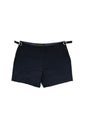 Black Print Shorts