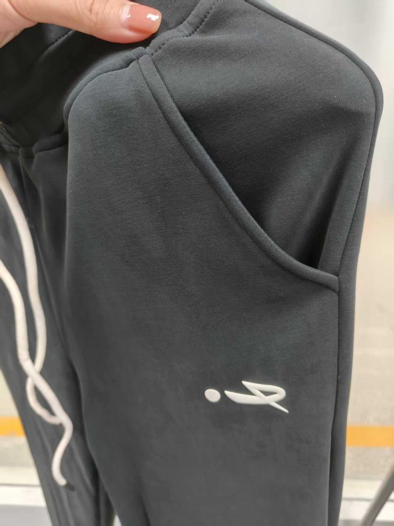 Black Sportswear Long Sweatpants