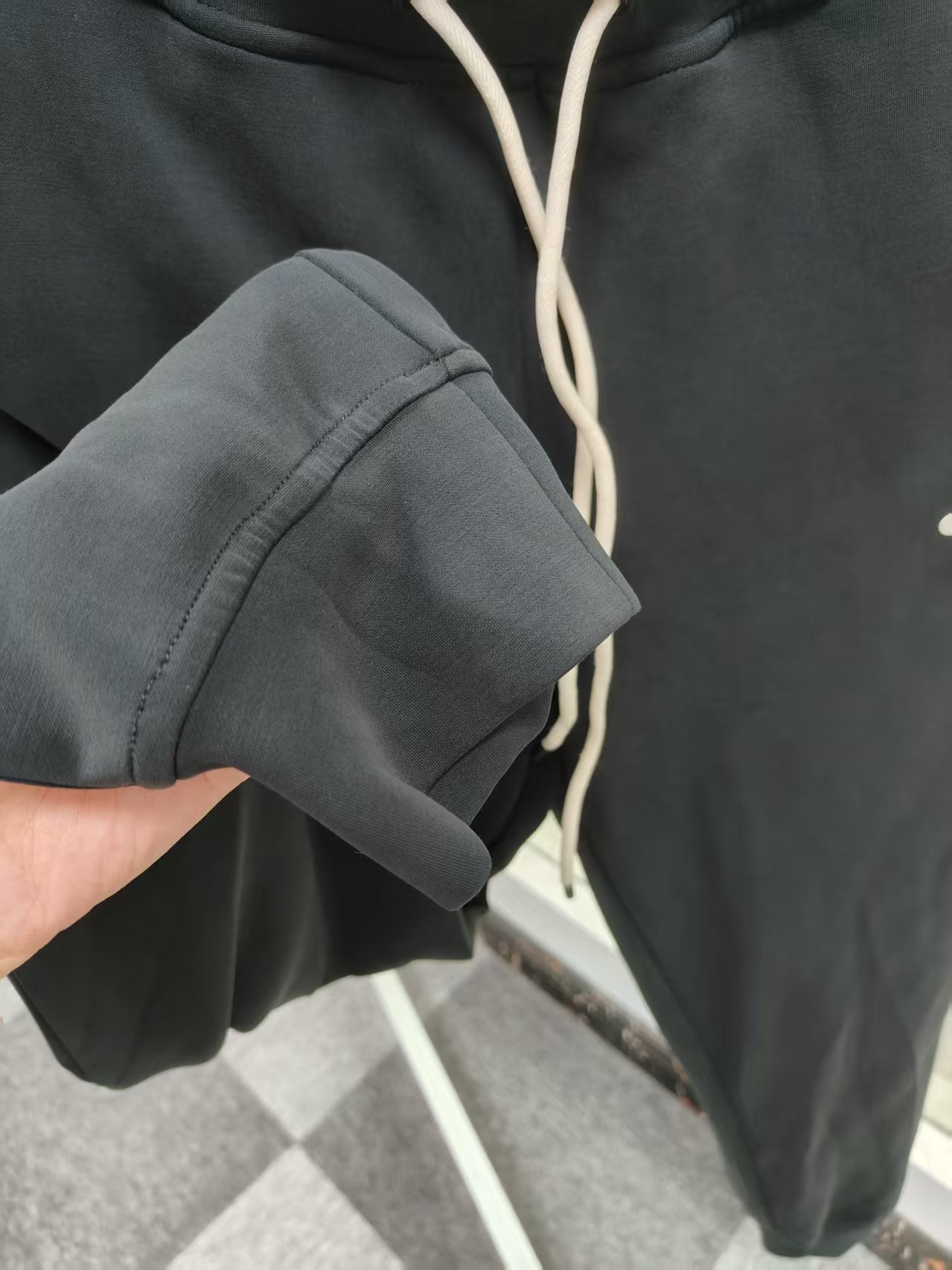 Black Sportswear Long Sweatpants
