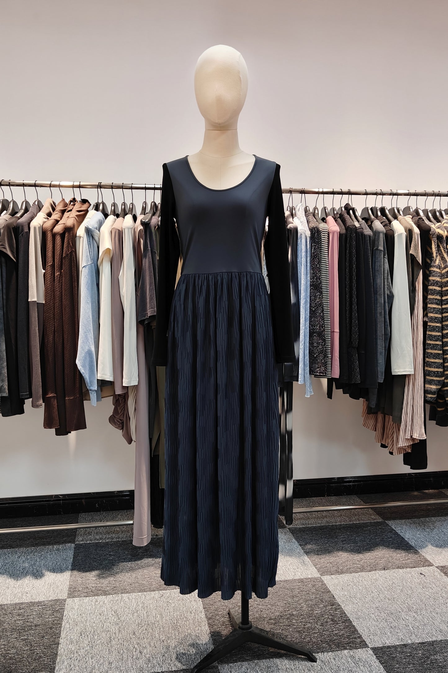 Dark Grey Long Dress