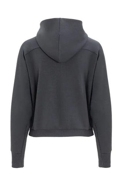 Black Dolman Sleeves Hoodie