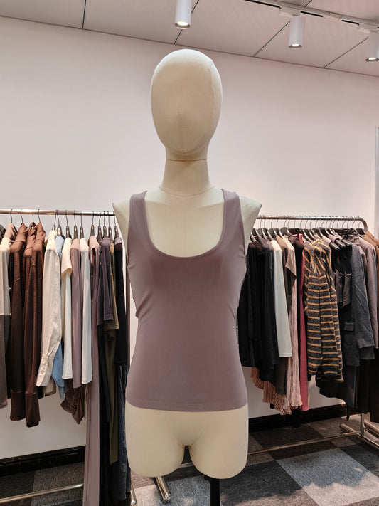 Fitted Purple Tank Top