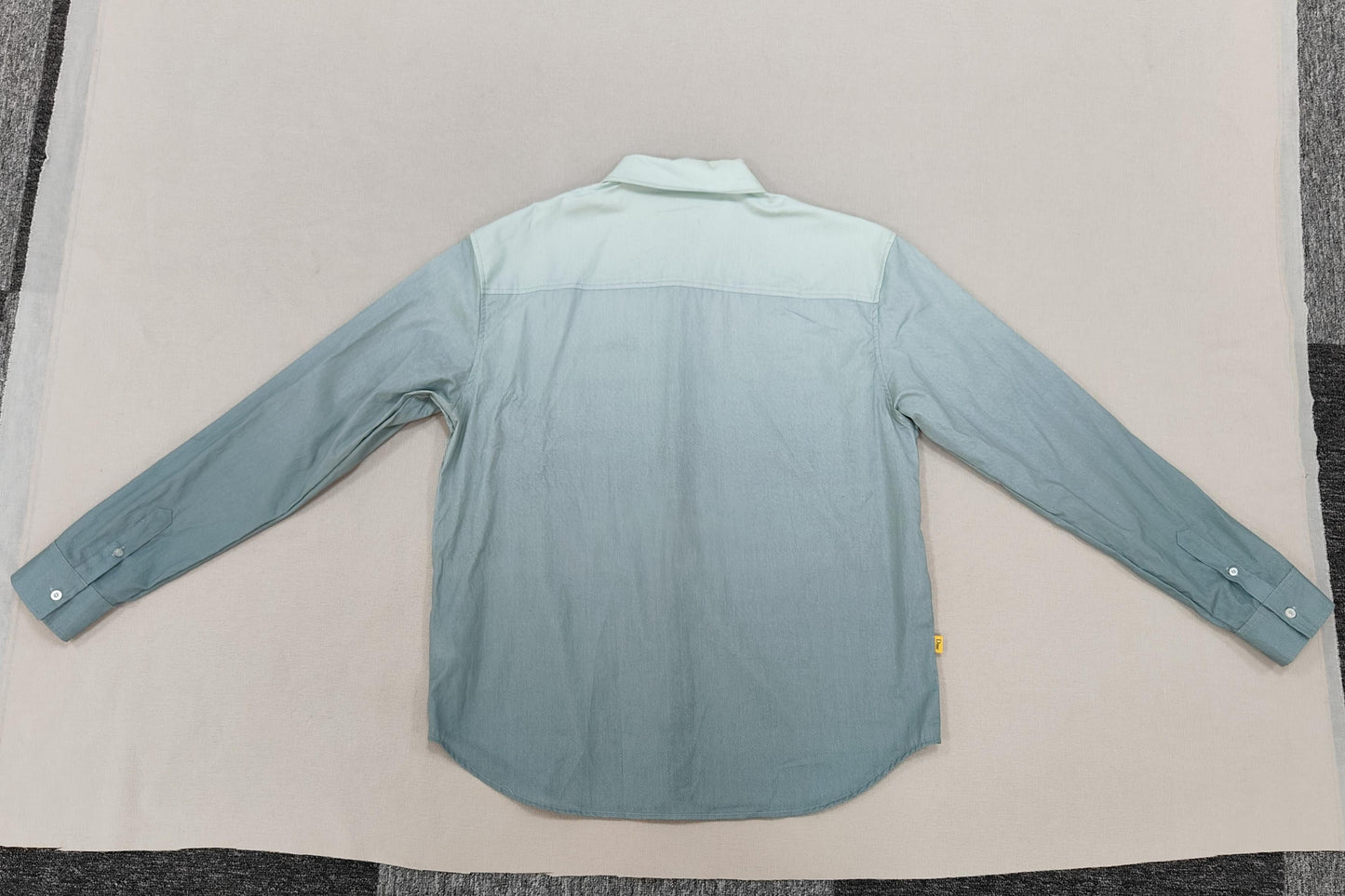 Gradient Blue Embroidered Shirt