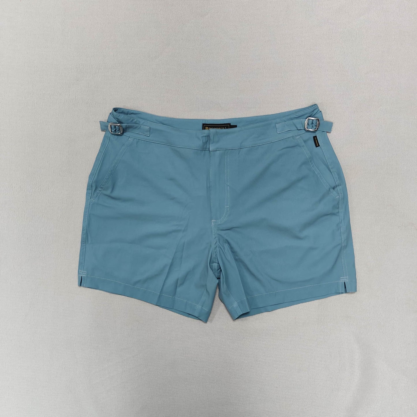 Green Solid Shorts