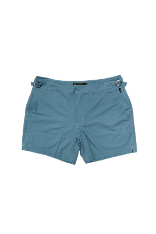 Green Solid Shorts