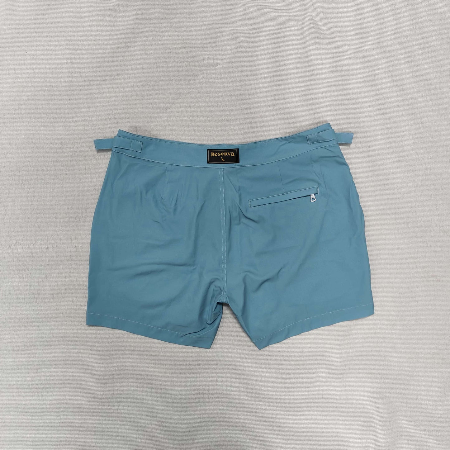 Green Solid Shorts