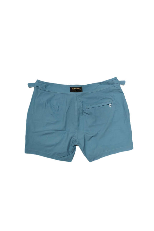 Green Solid Shorts
