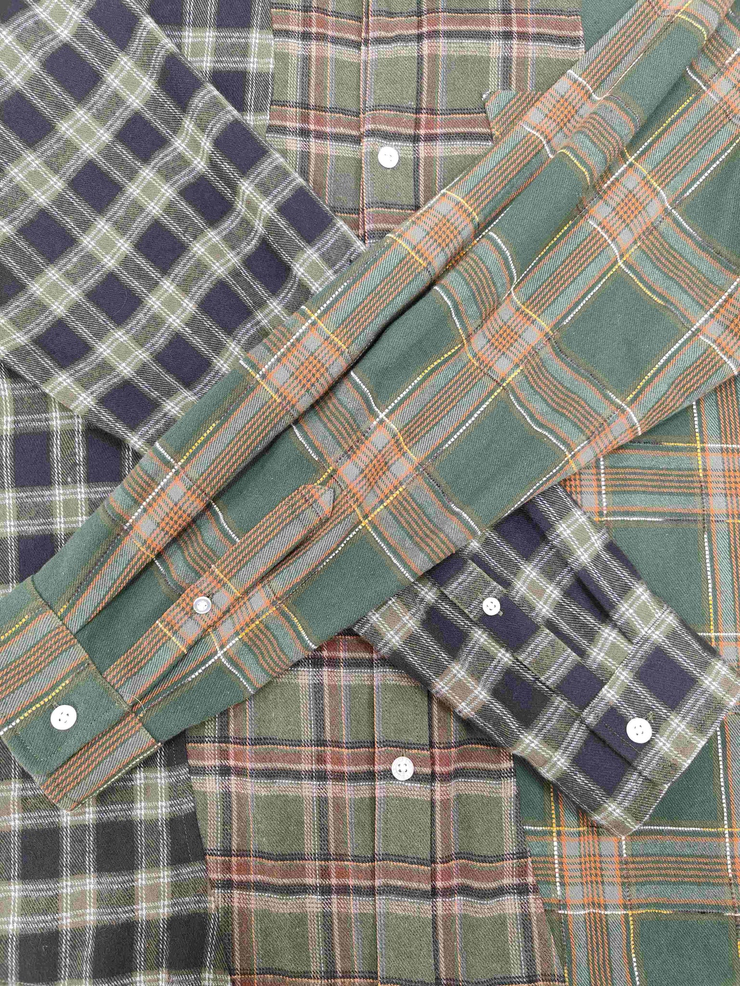 Green Triple Plaid Shirt