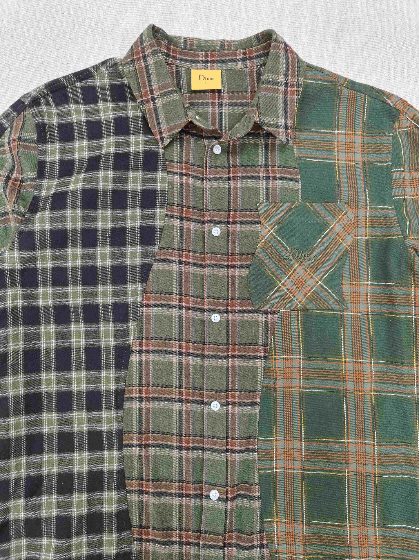 Green Triple Plaid Shirt